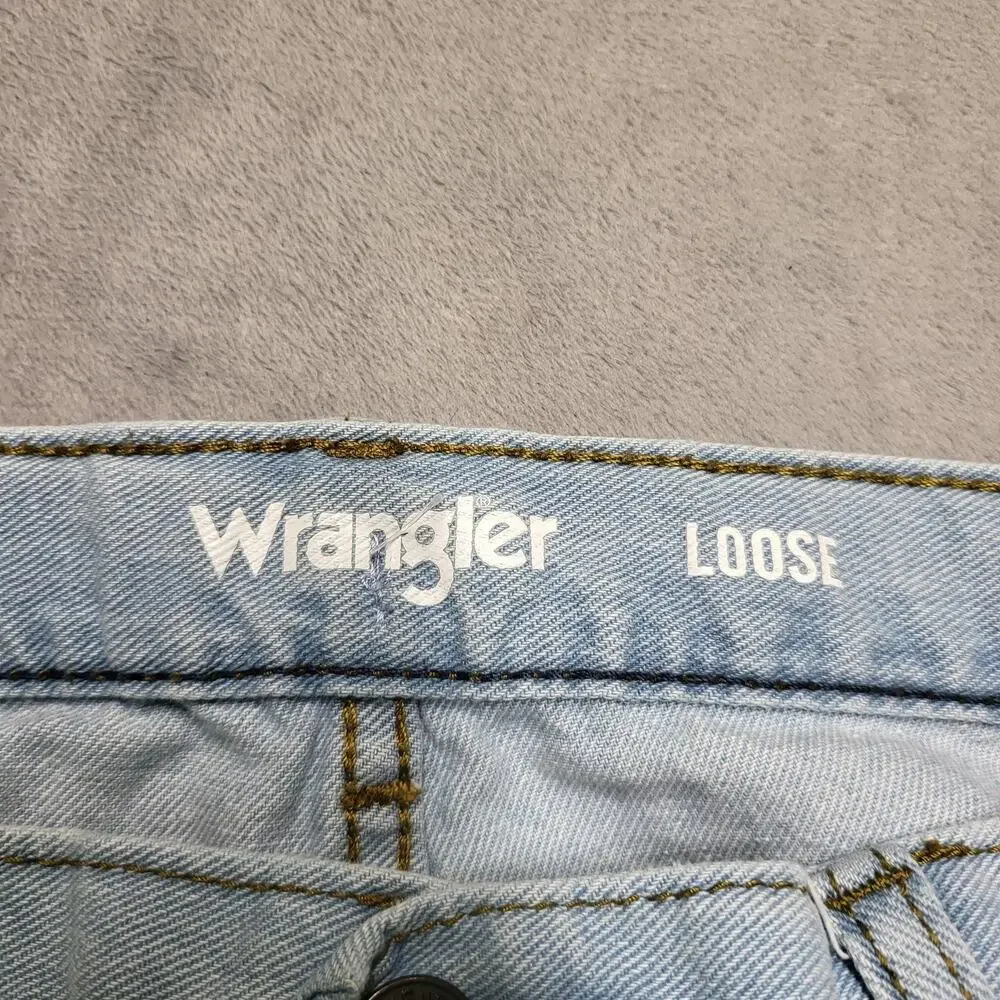 Wrangler Jeans Boys 14 Husky Blue Relaxed Straight Adjustable Waist